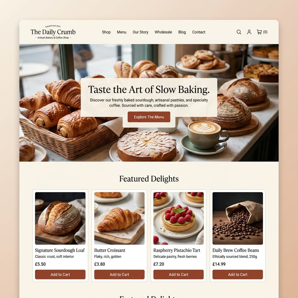 The Daily Crumb bakery online store